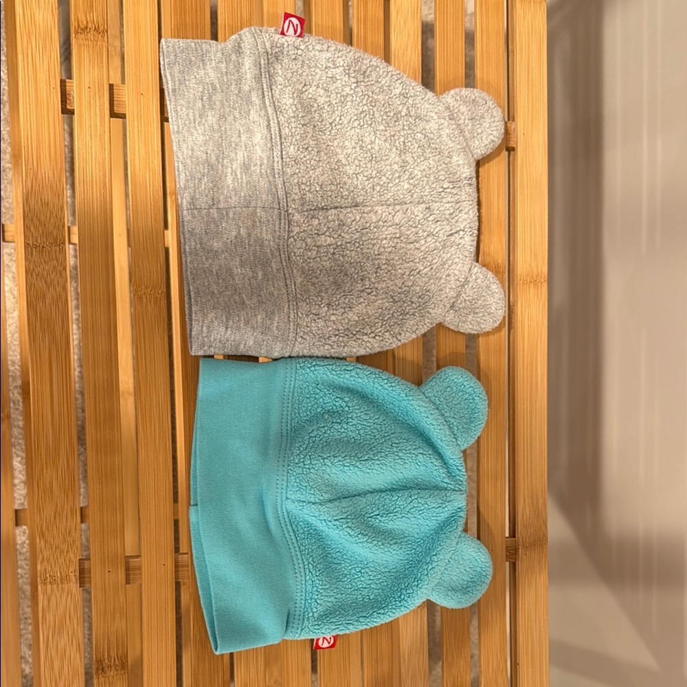 Zutano cozie fleece hats